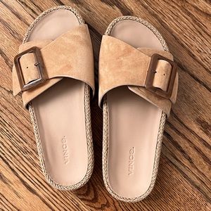 NWOT, Vince sandals, never worn